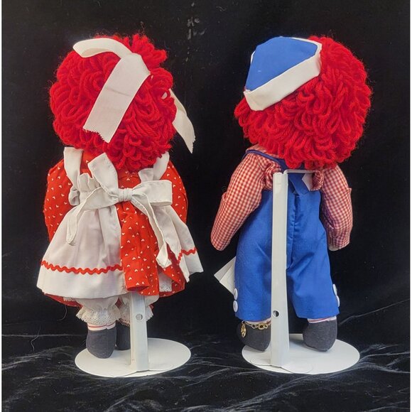Antique Marie Osmond Raggedy Ann and Andy Dolls, "Mopsie and Rags," 1995 - Picture 4 of 16
